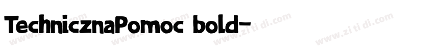 TechnicznaPomoc bold字体转换 TechnicznaPomoc bold字体转换